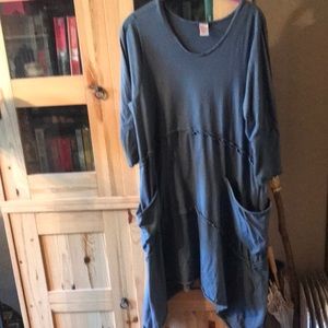 Blue Fish Vector tunic